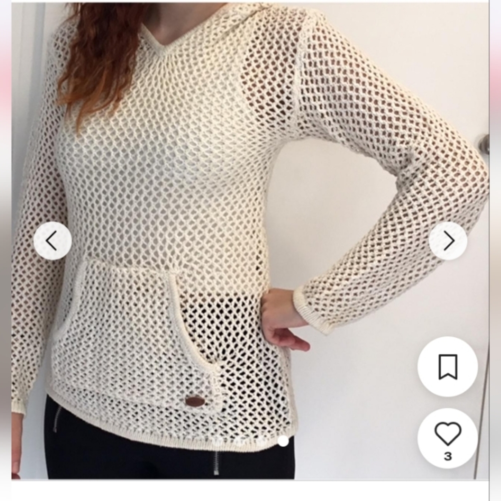 Roxy Cream Knit‎ Sweater